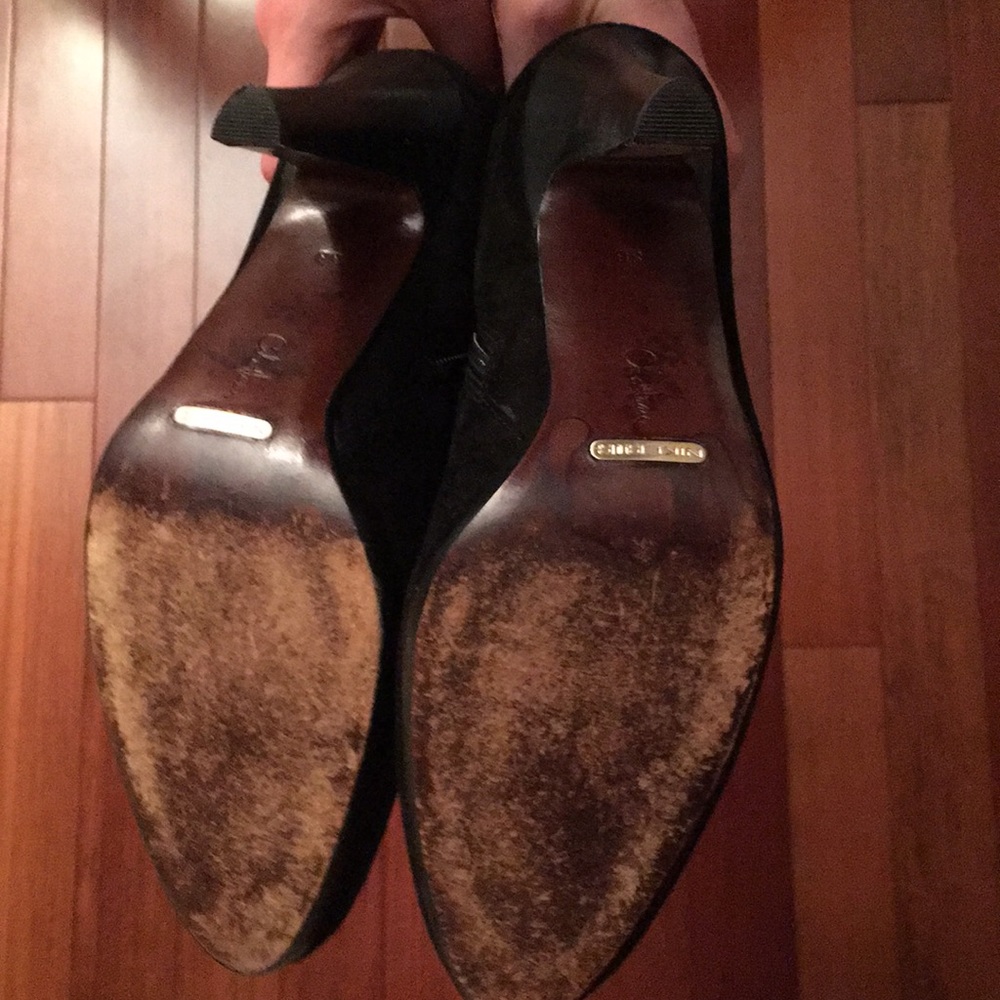 Cole Haan Black Suede Boots - Picture 2 of 2